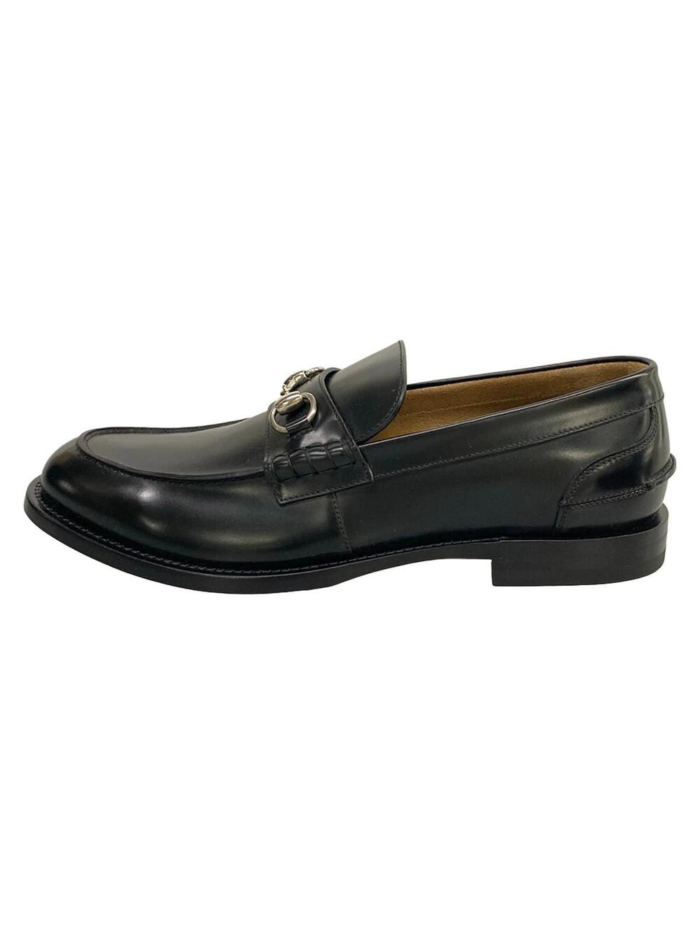 Gucci Horsebit Black Silver Leather #341938G94B